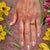Natural Orange Sapphire Diamond Ring 6.75 14k W Gold 2.6 TCW Certified For Sale - Image 11 of 18