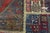 Patchwork Rug 4’1” X 5’11” Multicolor Wool Vintage Hand-Knotted Carpet For Sale - Image 9 of 14