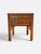 Chinese 1982 Vintage Lane Altavista Chinese Chippendale Banded Mahogany Side Table For Sale - Image 3 of 9