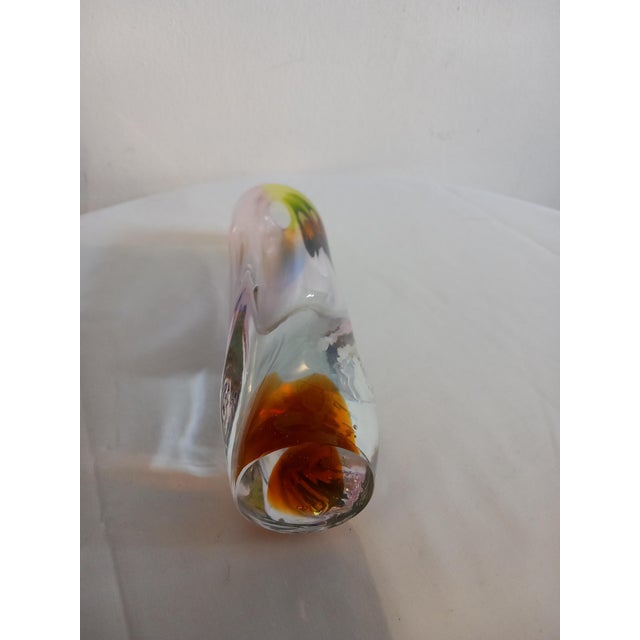 1960s Mid-Century Glass Vase by Josef Rozinek for Birske Glas For Sale - Image 5 of 8