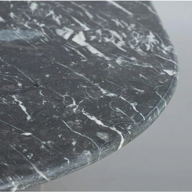 1970s Nero Marquina Marble Coffee Table, 1970s For Sale - Image 5 of 9