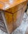 Late 20th Century Pair of Lineage Home Woven Rattan Front and Leather-Clad Bow Front Chest of Drawers For Sale - Image 16 of 18