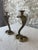 Mid-Century Modern 1970s Brass Cobra Candlestick Holders – Pair For Sale - Image 3 of 6