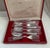 1970s Silver Set of 12 Pastry Forks, Du Barry with Red Cases- Set of 12 For Sale - Image 18 of 18