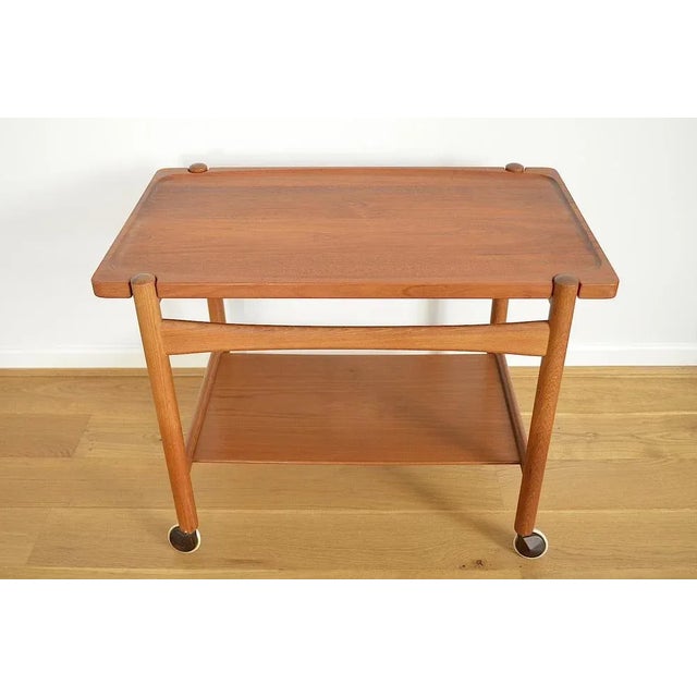 Serving Car at 48 by Hans Wegner for Andreas Tuck, 1960s For Sale - Image 11 of 18