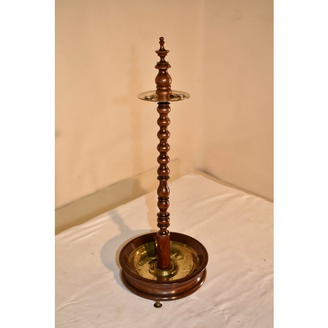 American Early 19th Century American Walnut Tavern Pipe Stand For Sale - Image 3 of 7