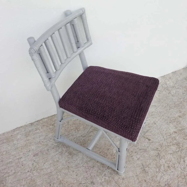 Mid 20th Century Mid 20th Century Ficks Reed Style Far Horizon Style Bamboo Boho Chic Chairs - Set of 5 For Sale - Image 5 of 6