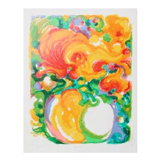 Zinnias by Ronald Julius Christensen For Sale