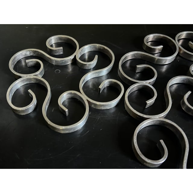 Christofle Silverplated Arabesque Scrolling Trivet Set of 3, C. 1960's For Sale - Image 15 of 16