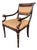 Theodore Alexander Regency Style Carved Lion Head Mahogany Armchair For Sale