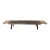 Sculptural Teak Wood Long Bench Stunning Wood Textures, Modern Organic For Sale