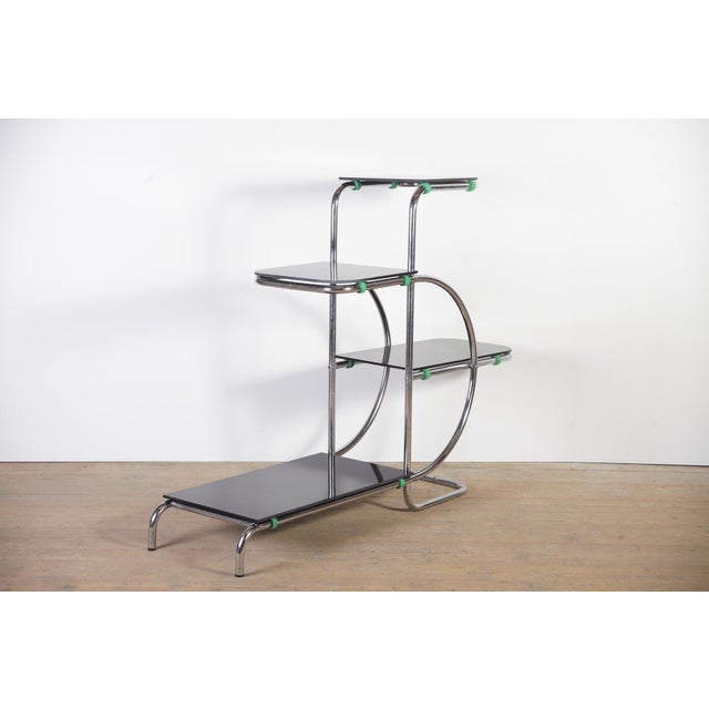 Tubular Chrome Flower Stand by Hynek Gottwald, 1950s For Sale - Image 10 of 10
