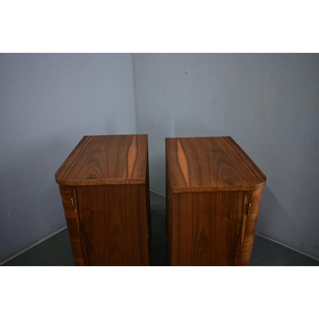 Art Deco Bedside Tables, Czechoslovakia, 1933, Set of 2 For Sale - Image 11 of 18