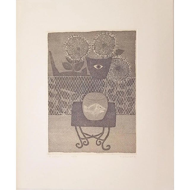 Il Colloquio (The Talk) - Original Etching by N. Gulino - 1967 1967 For Sale