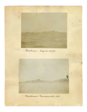 Unknown, Views of Talcahuano, Chile, Photo, 1880s, Set of 2