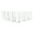 1920s Anchor Hocking “Banded Rings, Clear” Old Fashioned Tumbler Glasses - Set of 7 For Sale