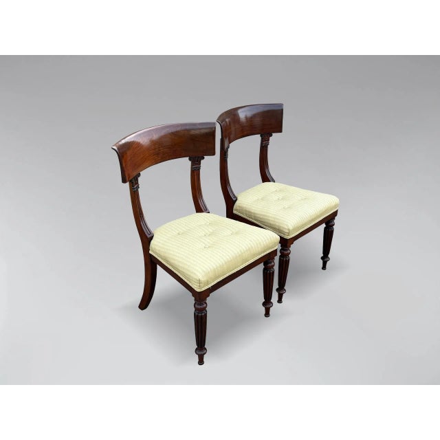 Set of 19th Century William IV Mahogany Side Chairs, 1835 For Sale - Image 4 of 9