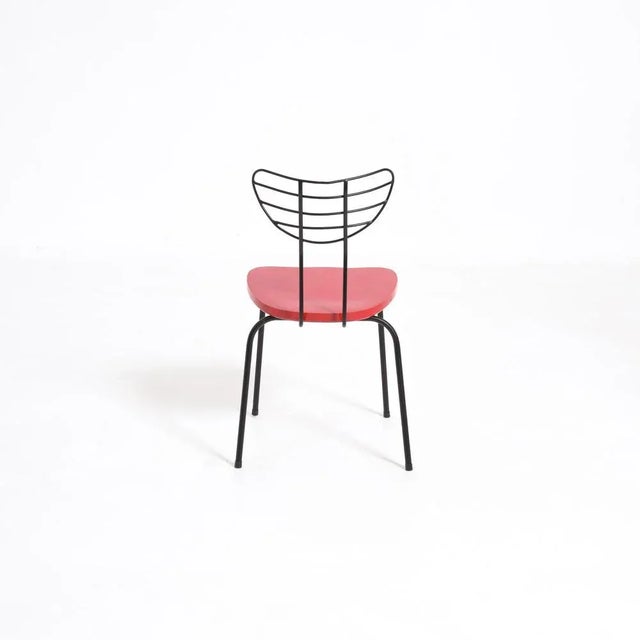 Set of Red Radar Chairs by Willy Van Der Seas For Sale - Image 10 of 16