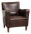 Vintage English Sheepskin Armchair For Sale