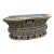 Vintage French Faience Jardinière | Hand-Painted Breton Ermine Crest For Sale