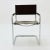 Bauhaus Mid-Century Bauhaus B34 Brown Leather Cantilevered Chair by Mart Stam for Jox Interni, 1980s For Sale - Image 3 of 11