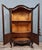 Wood Louis XV Style Curved Bookcase in Walnut For Sale - Image 7 of 9