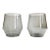 1990s Smoke Art Deco Cocktail Glasses by Viski - Transparent Grey For Sale