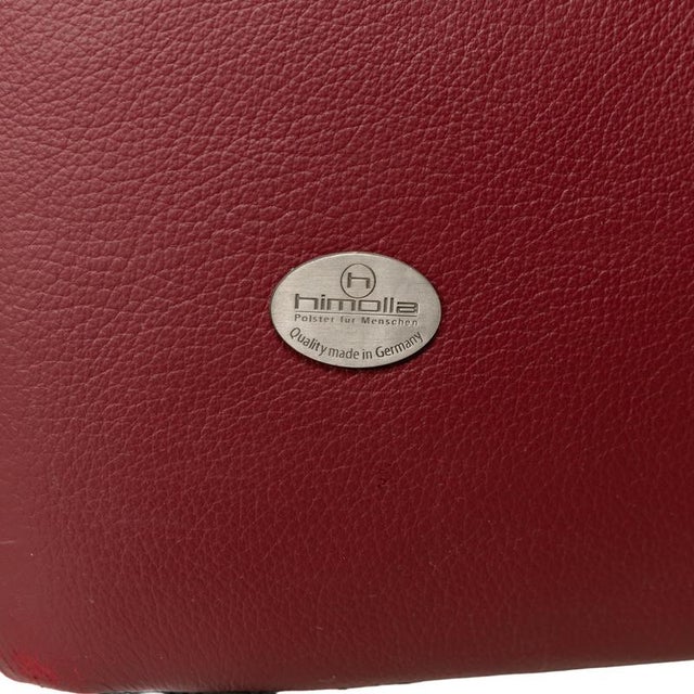 Cumuly Leather Three Seater Red Sofa from Himolla For Sale - Image 12 of 16