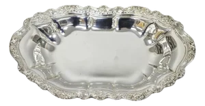 Mid 20th Century International Silver "Countess" Silver Plated Trinket Nut Dish Serving Platter