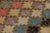 Textile Vintage Turkish Distressed Rug With Polychromatic Diamond Patterns - Rug & Kilim For Sale - Image 7 of 8