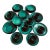 36 French Varages Jade Green Dishes Set For Sale