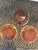 Vintage Portuguese Low Relief Pottery Rooster Plates For Sale - Image 12 of 12