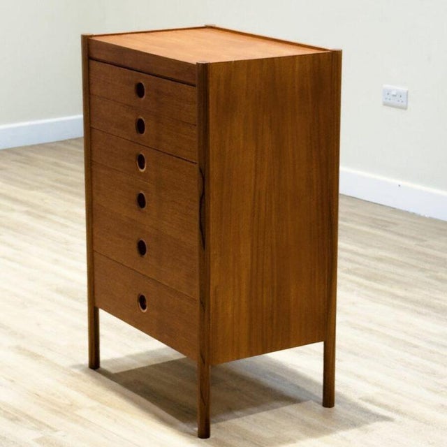 2000 - 2009 Mid-Century British Chest of Drawers from Wrighton For Sale - Image 5 of 10