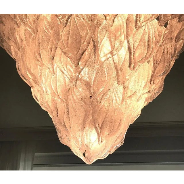 Italian Modern Murano Glass Polar Chandeliers, 1970s, Set of 2 For Sale - Image 13 of 18