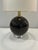 Plastic Modern Black Marble Ball Lamp Acrylic Base For Sale - Image 7 of 7