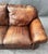 Thomasville Traditional Brown Leather Sofa For Sale In Raleigh - Image 6 of 18