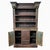Far Pavilions Ranch Style Antique Carvings Repurposed 50" Wide Bookcase Cabinet For Sale - Image 4 of 6