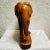 Wood 1960s Vintage Hand Carved Elephant Figurine For Sale - Image 7 of 13