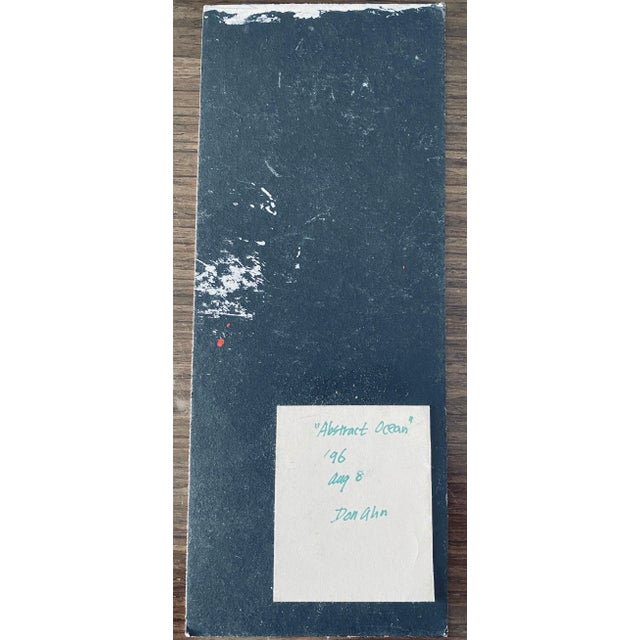 Don Ahn Abstract Expressionist Korean Modernist Painting, 1996 For Sale In Miami - Image 6 of 9