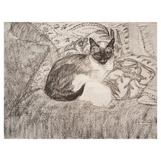 Théophile Alexandre Steinlen, The Siamese Cat, 1933, Lithograph For Sale