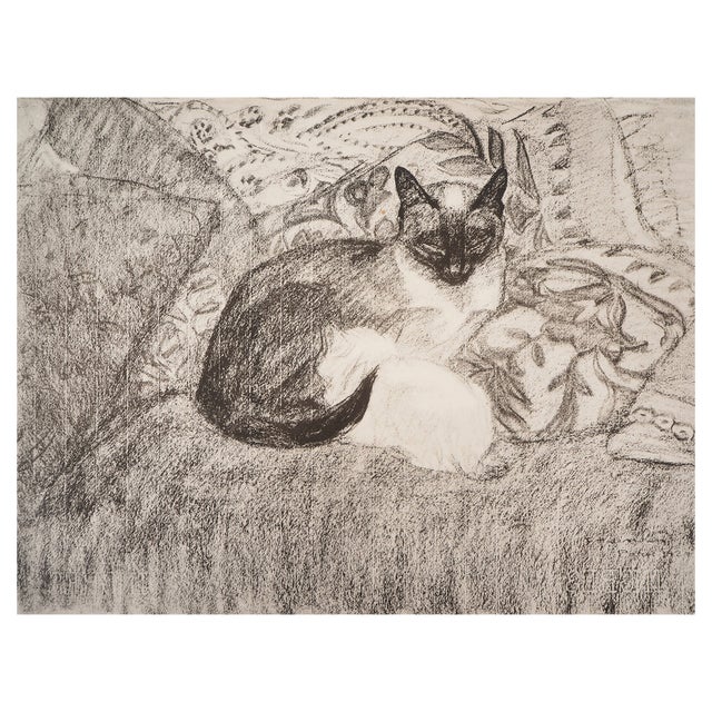 Théophile Alexandre Steinlen, The Siamese Cat, 1933, Lithograph For Sale