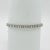 White White Diamond Princess Cut Diamond Tennis Bracelet in 14k White Gold For Sale - Image 8 of 8