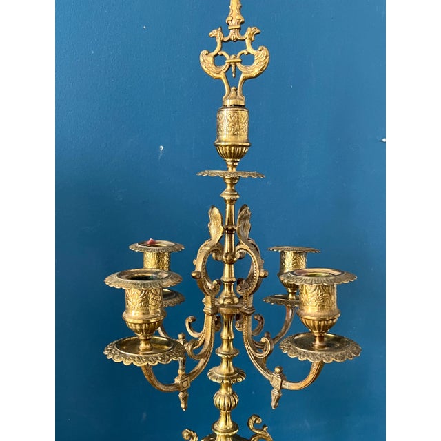 Antique Pair of French Candelabra For Sale - Image 11 of 18