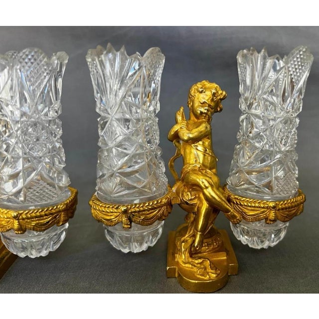 Metal Salt Cellars from Baccarat, 1860s, Set of 2 For Sale - Image 7 of 14