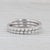 2010s 0.60ctw Diamond Wrap Coiled Band Bypass Ring 14k White Gold Flexible Size For Sale - Image 5 of 8