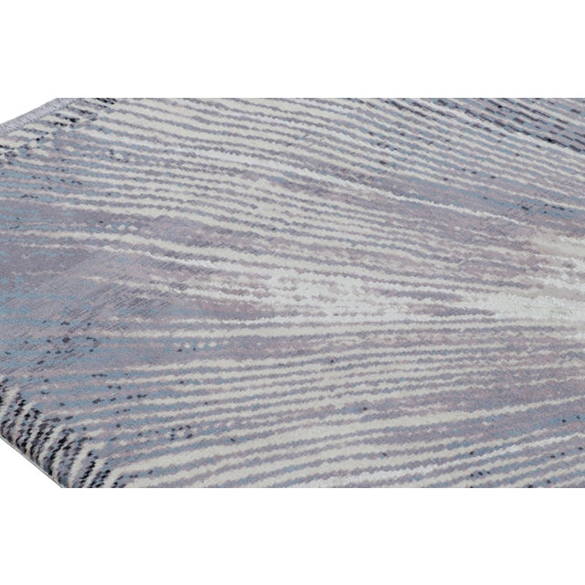 Rug & Kilim’s Modern Abstract Rug With Geometric Patterns “Zarmix” For Sale In New York - Image 6 of 7