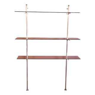 French Art Deco Etagere in Metal and Glass, 1930s For Sale