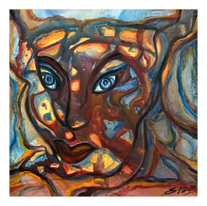Ellis Ella, Face, 2015, Canvas