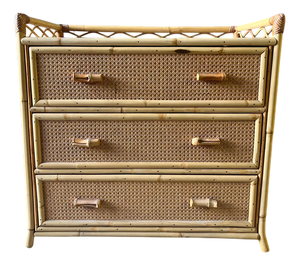 Rattan Chest of 3 Drawers from Angraves