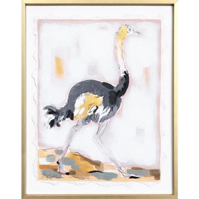 "Elegant Bird Facing Right" Original Artwork by Kellie Newsome For Sale - Image 9 of 9
